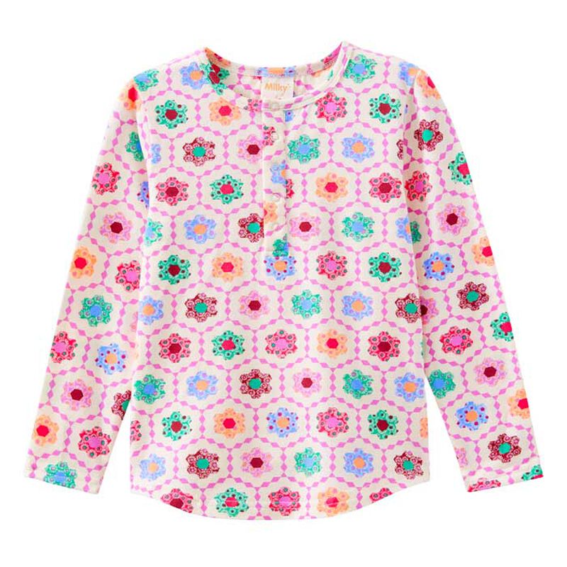 Milky Honeycomb Bloom Henley image number 0